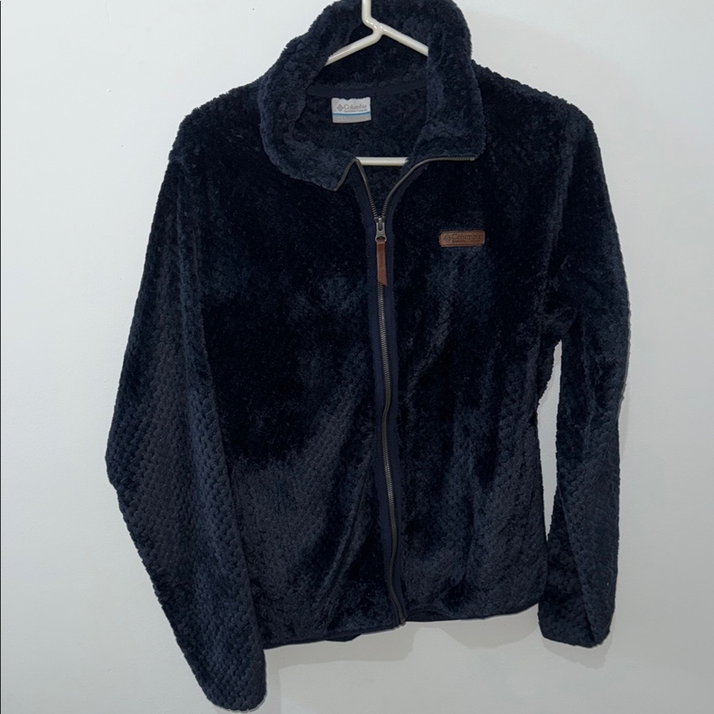 Columbia Dark Blue Plush Fleece Jacket